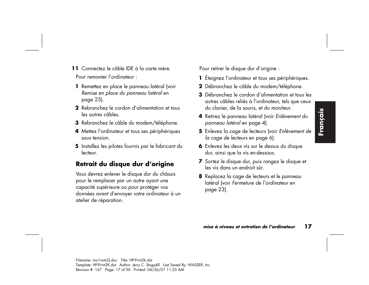 HP 79XXY User Manual | Page 67 / 144