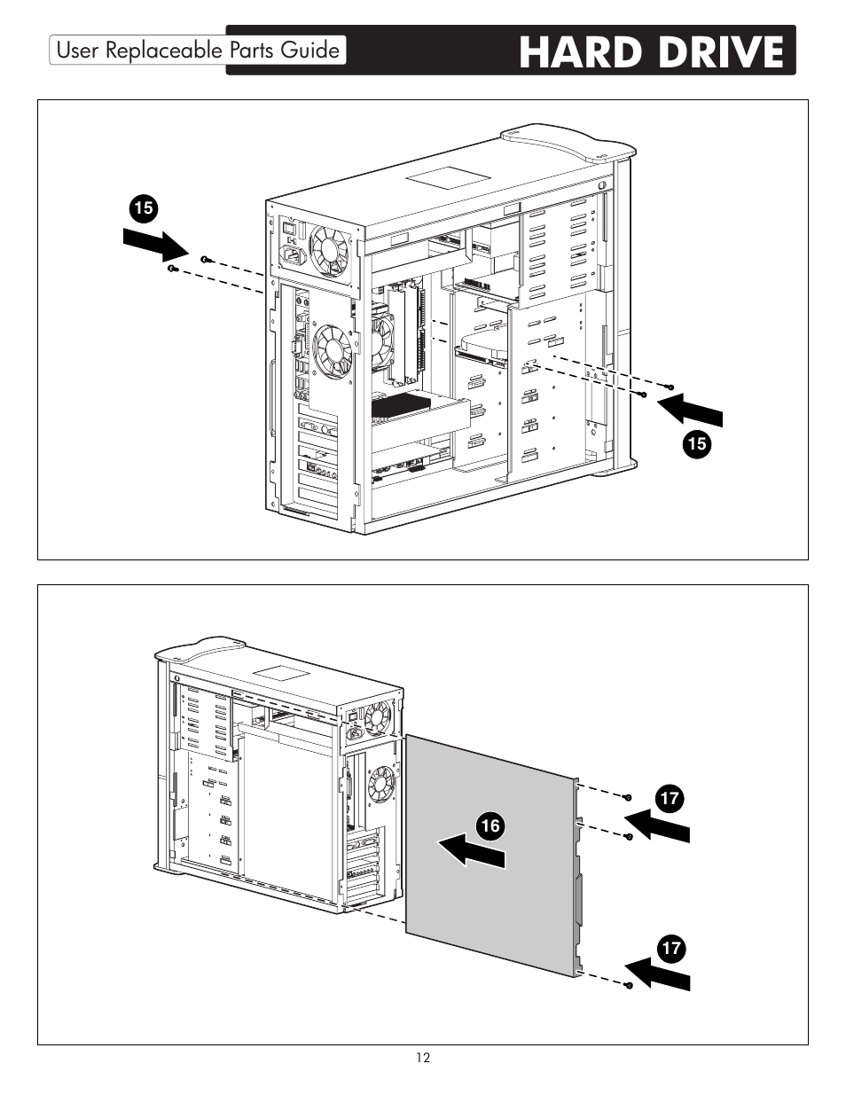 Hard drive | HP X09 User Manual | Page 12 / 54
