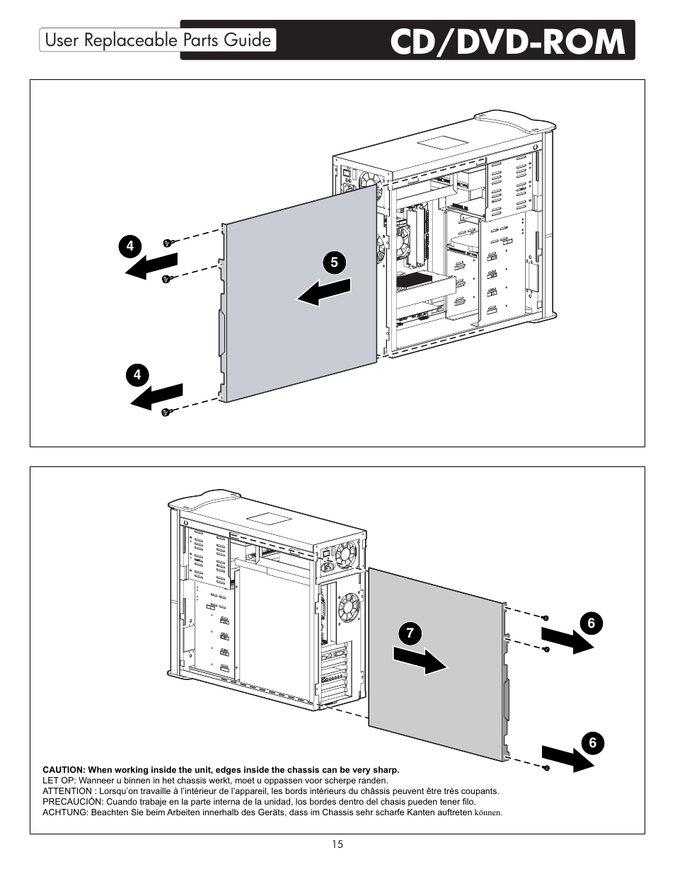 Cd/dvd-rom | HP X09 User Manual | Page 15 / 54