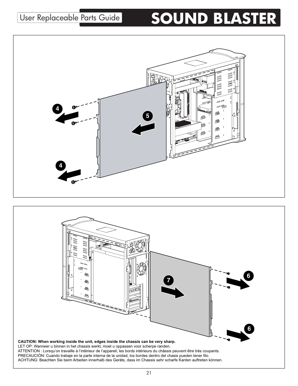 Sound blaster | HP X09 User Manual | Page 21 / 54