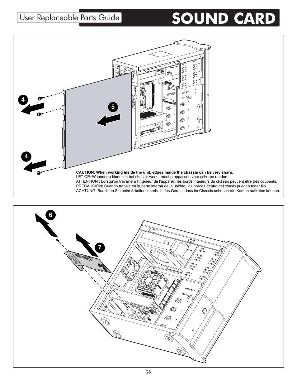 Sound card | HP X09 User Manual | Page 26 / 54