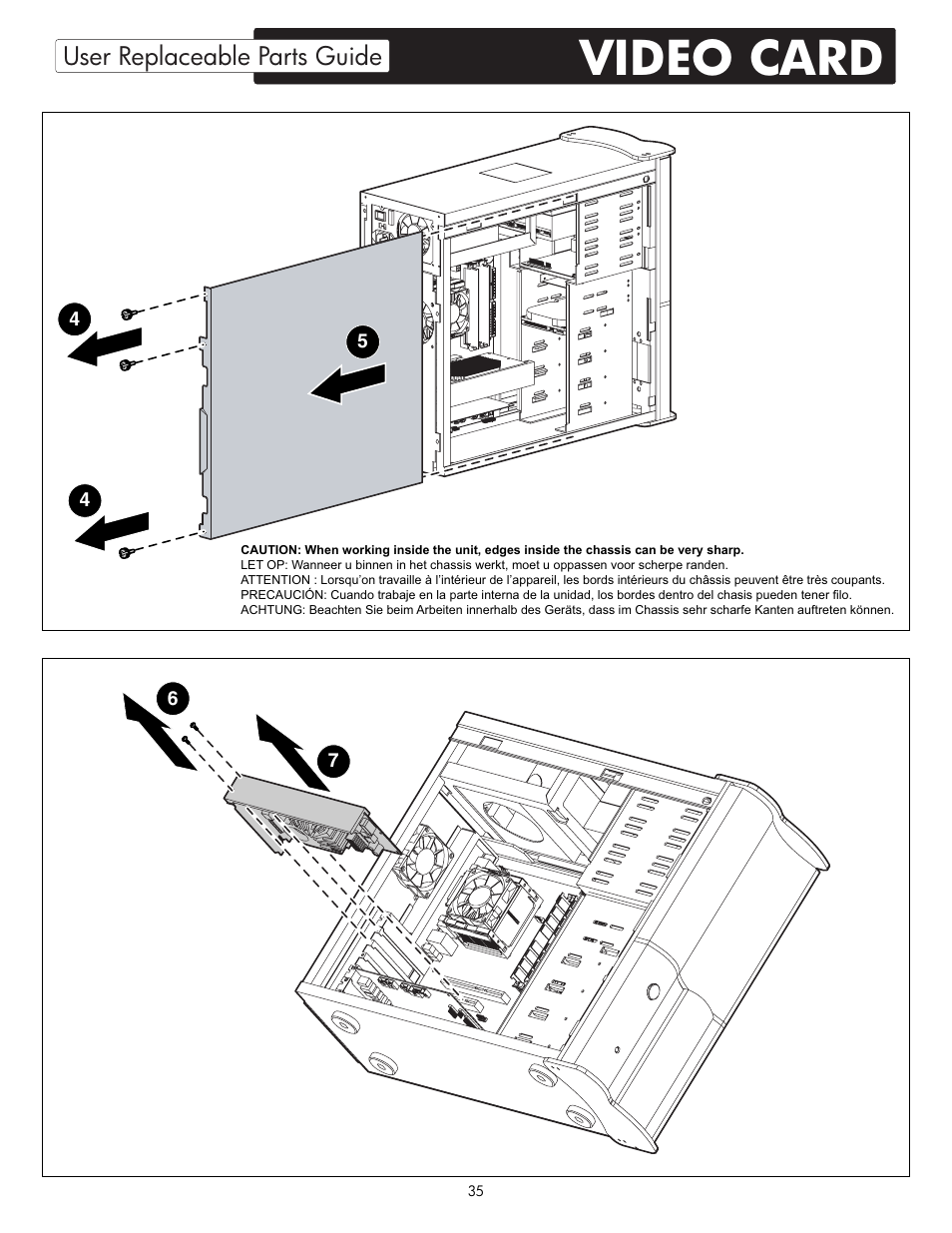 Video card | HP X09 User Manual | Page 35 / 54