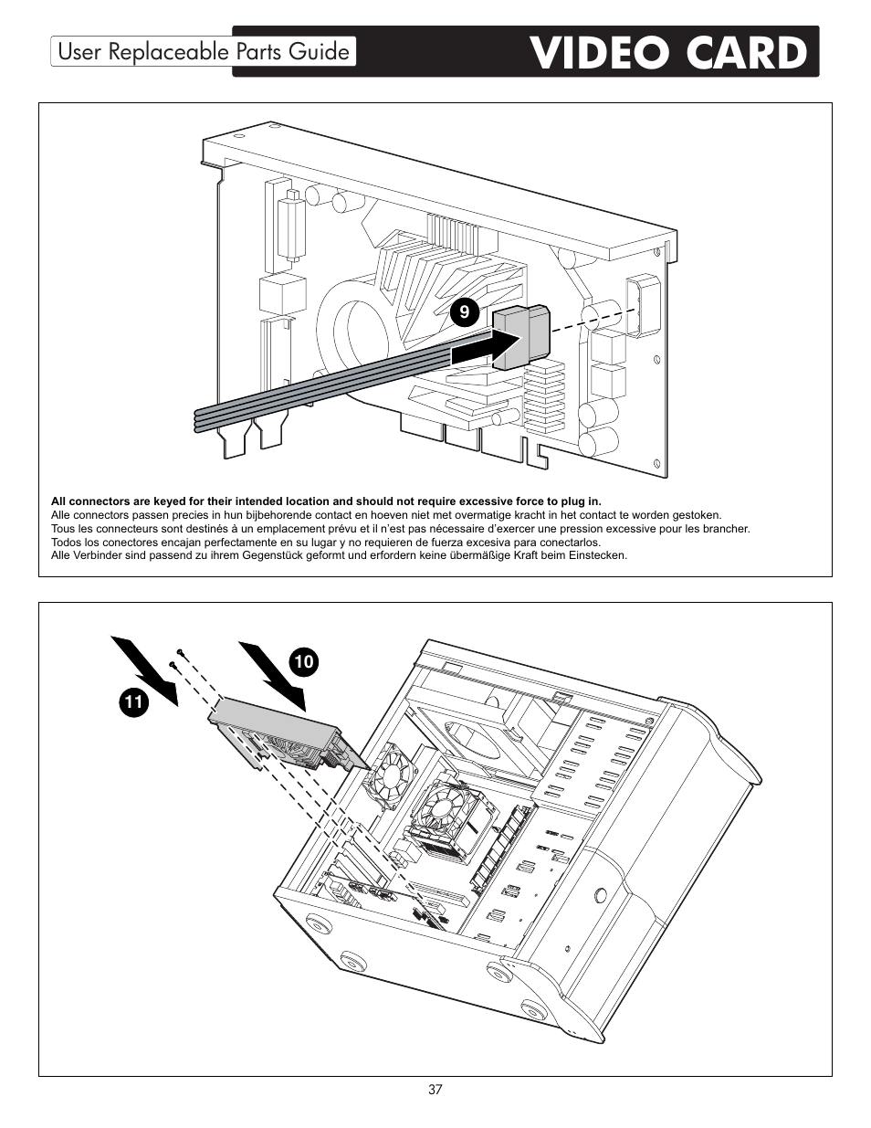 Video card | HP X09 User Manual | Page 37 / 54