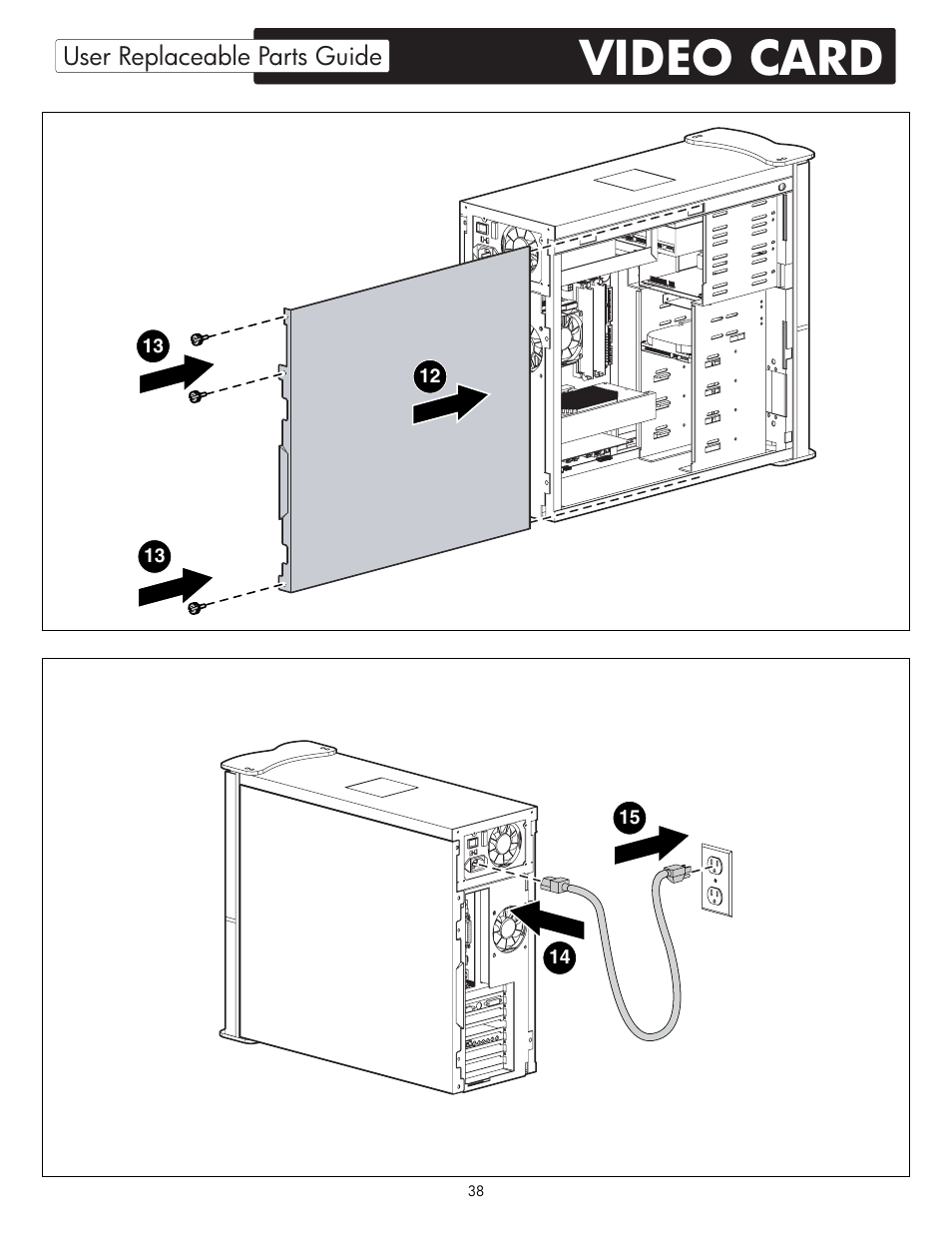 Video card | HP X09 User Manual | Page 38 / 54