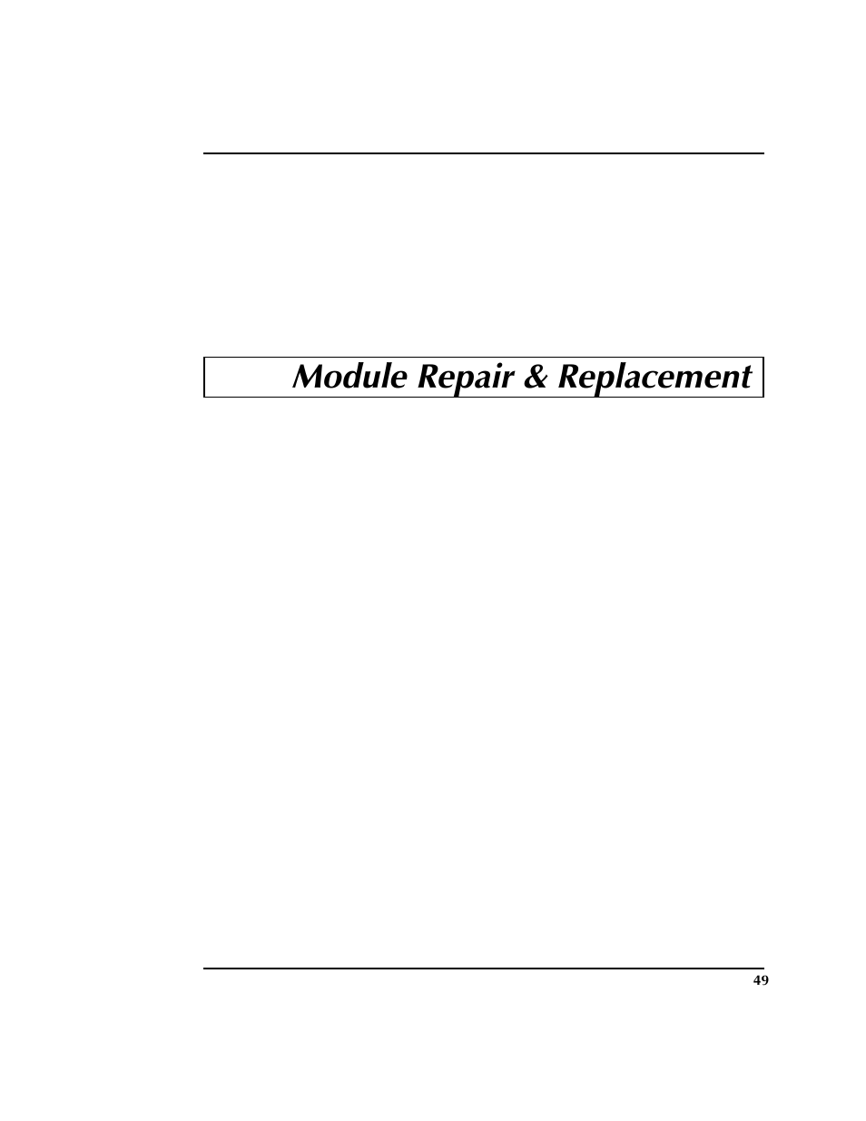 Module repair & replacement | HP 2040D User Manual | Page 50 / 67