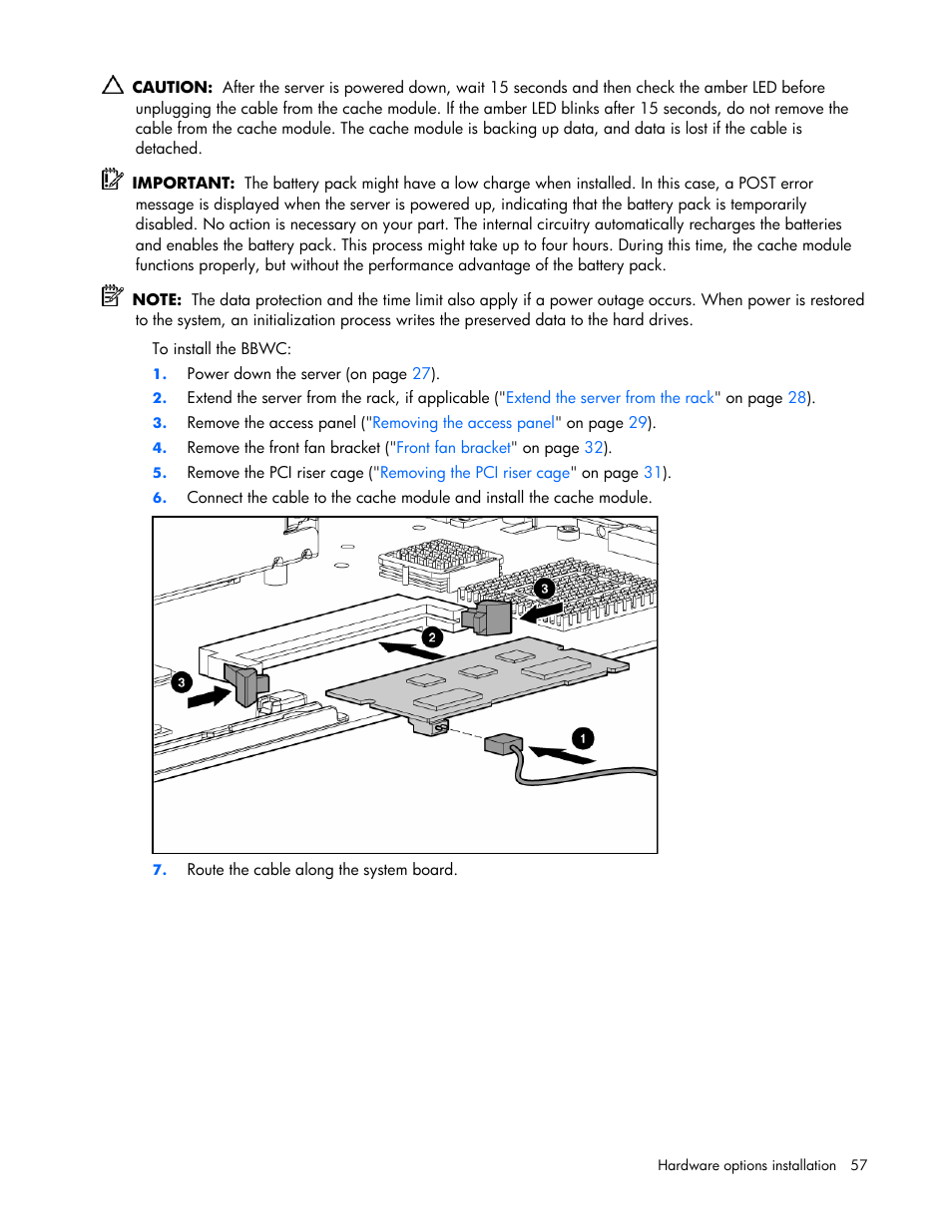 HP DL385 User Manual | Page 57 / 124