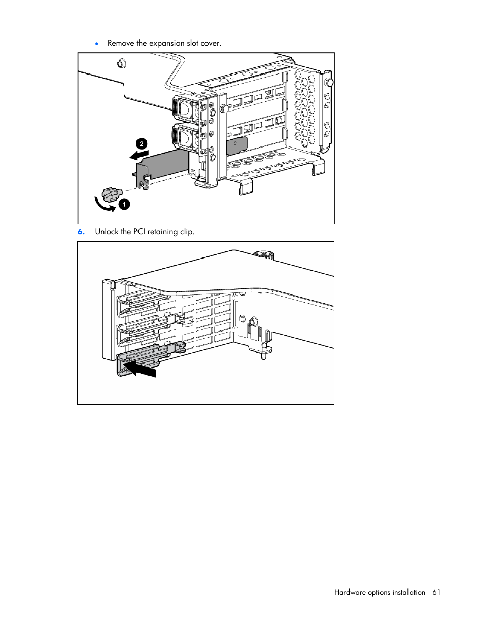 HP DL385 User Manual | Page 61 / 124