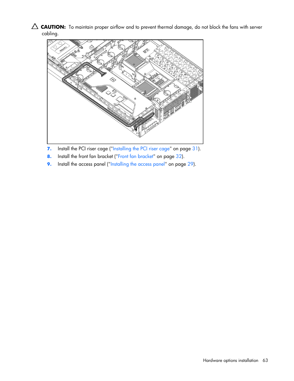 HP DL385 User Manual | Page 63 / 124