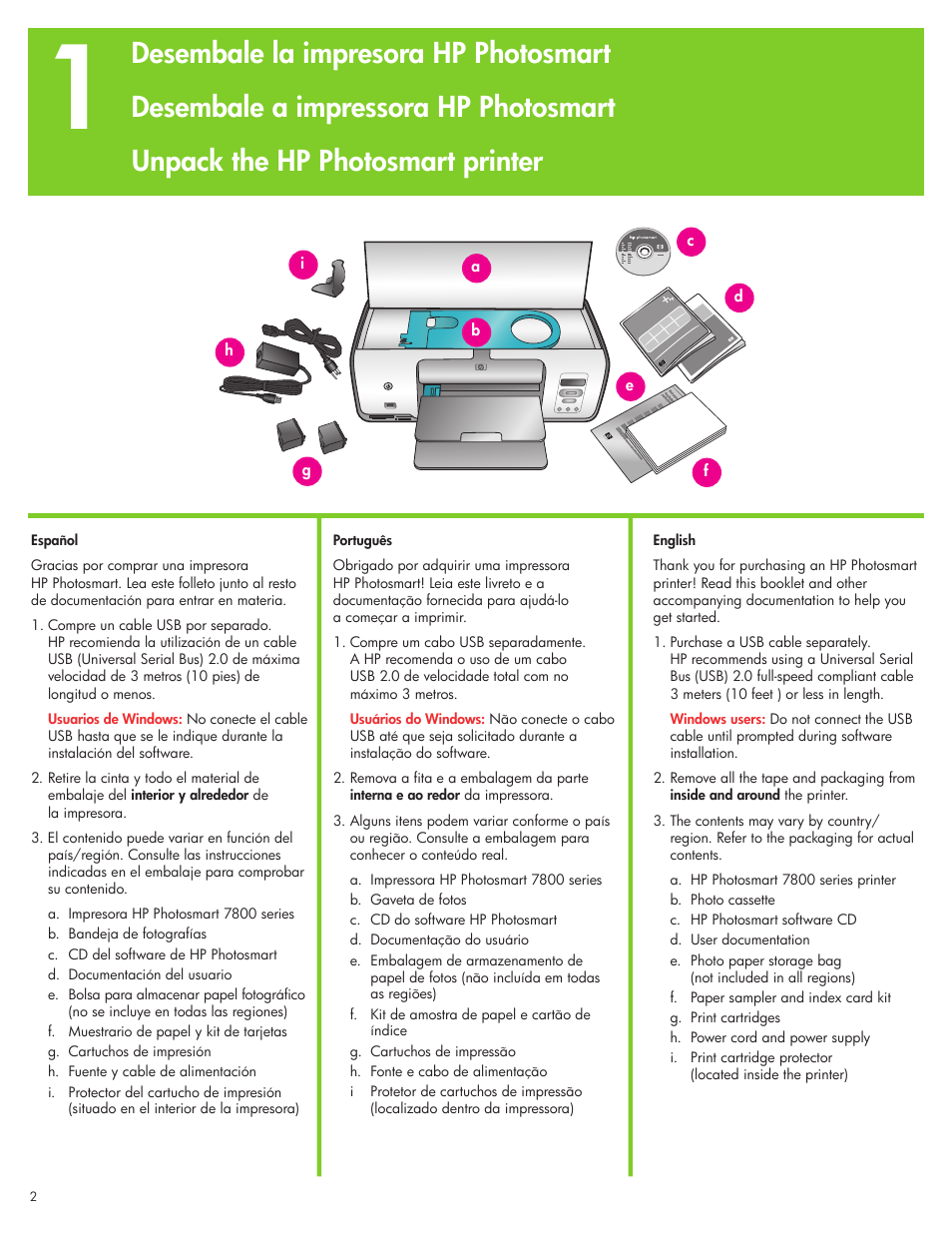 HP 7830 User Manual | Page 2 / 16