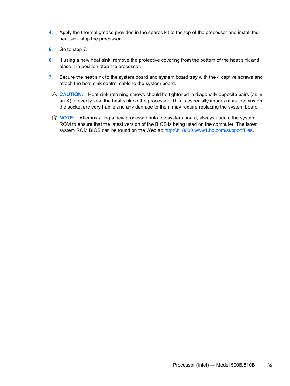 HP 500B User Manual | Page 47 / 113