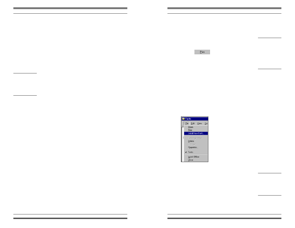 Using explorer, Introduction, Printing a typeface sample | Installing new fonts | HP Windows 98 Training express User Manual | Page 18 / 28