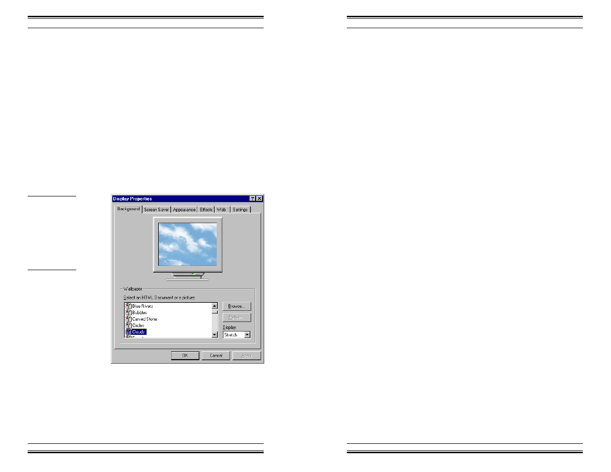 Using control panel learning objectives, Screen saver | HP Windows 98 Training express User Manual | Page 23 / 28