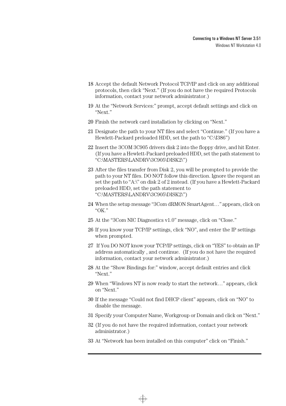 HP 3C905-TX User Manual | Page 26 / 42