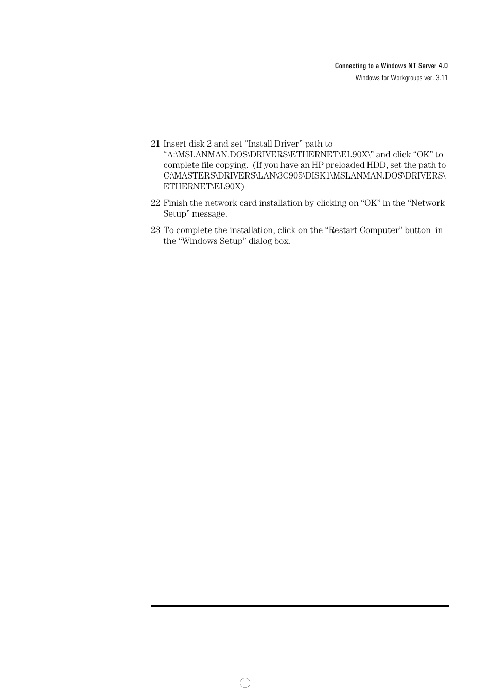 HP 3C905-TX User Manual | Page 30 / 42