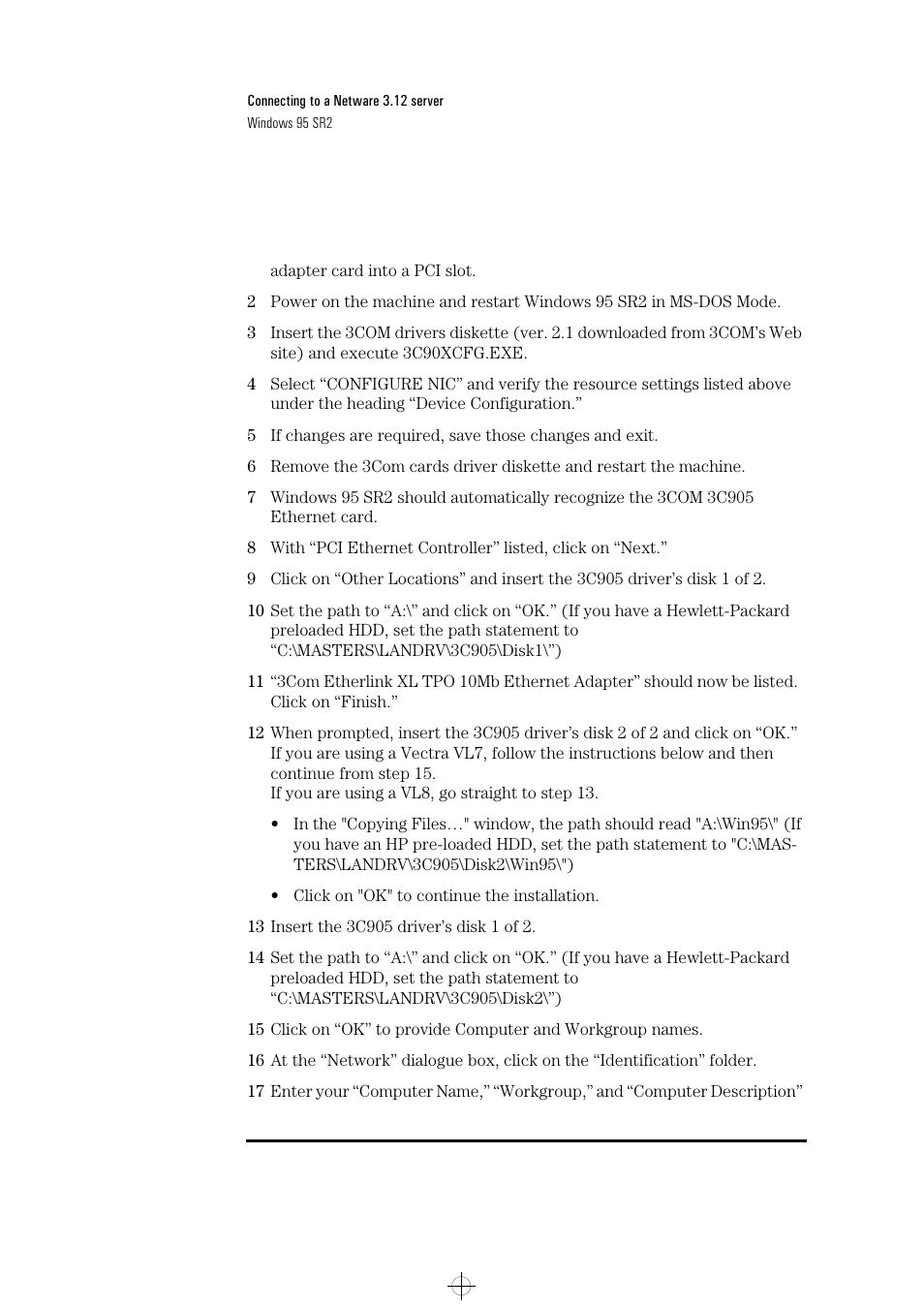 HP 3C905-TX User Manual | Page 7 / 42