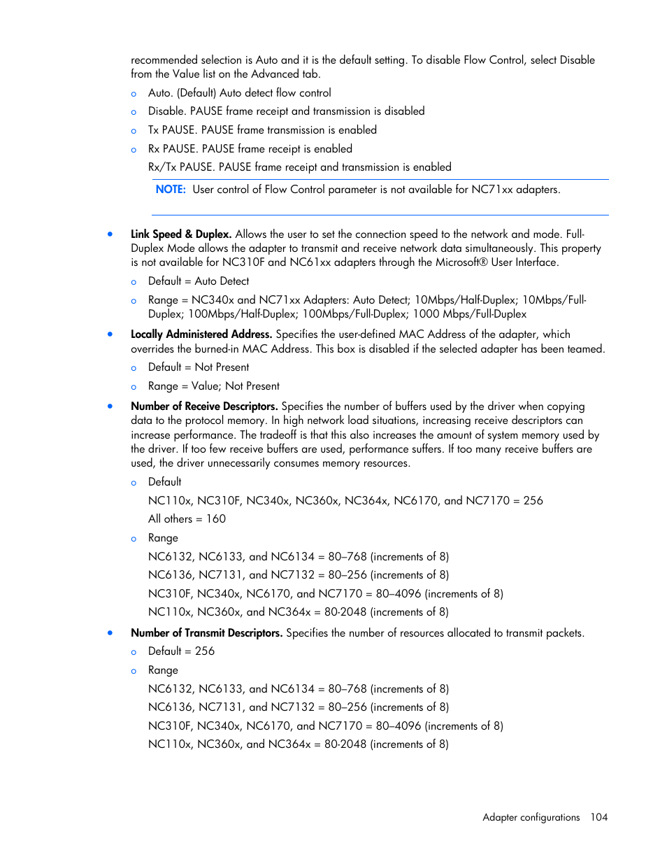 HP 441877-00B User Manual | Page 104 / 176