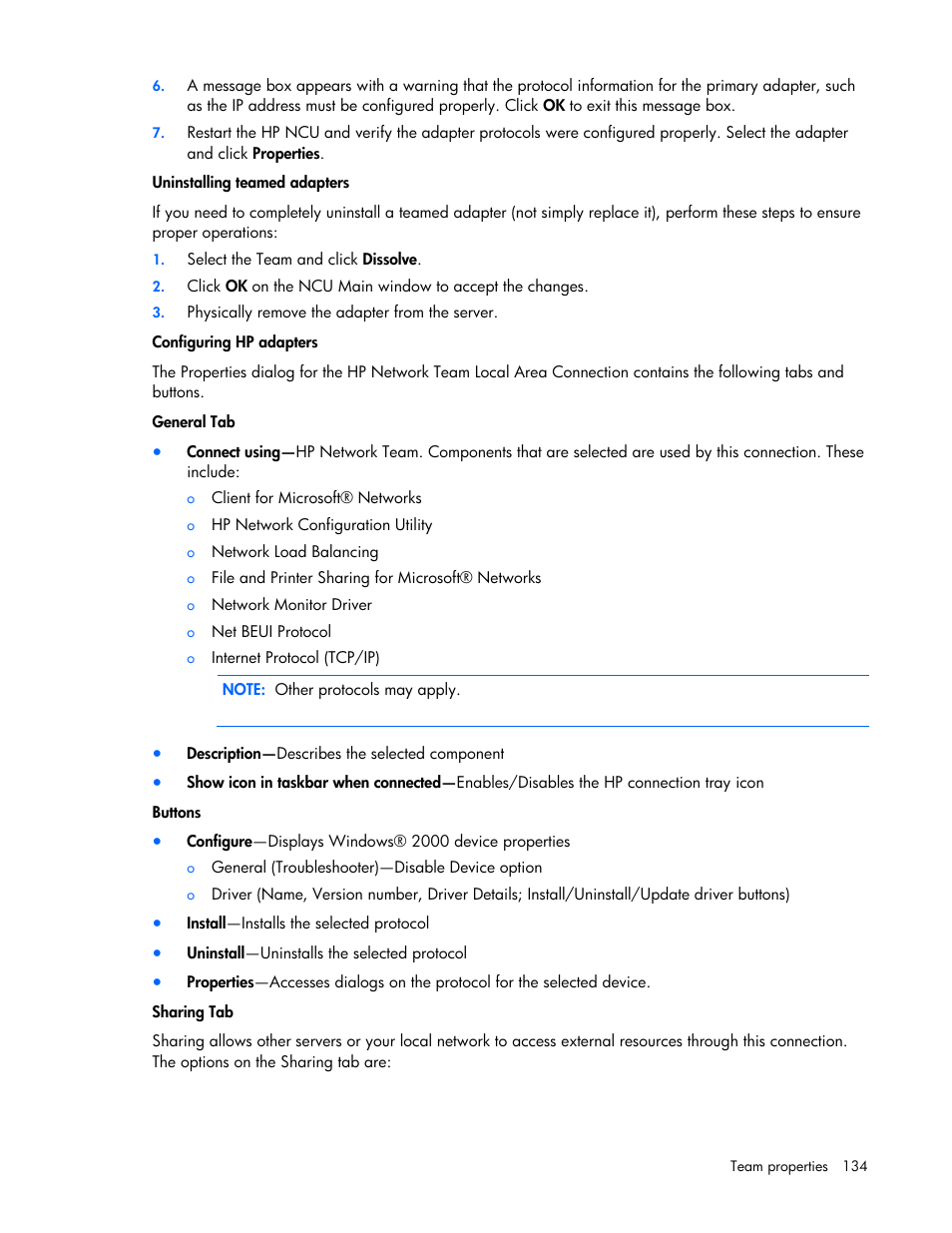 HP 441877-00B User Manual | Page 134 / 176