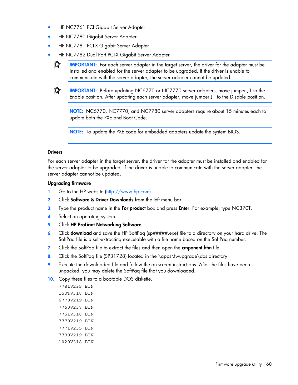 HP 441877-00B User Manual | Page 60 / 176