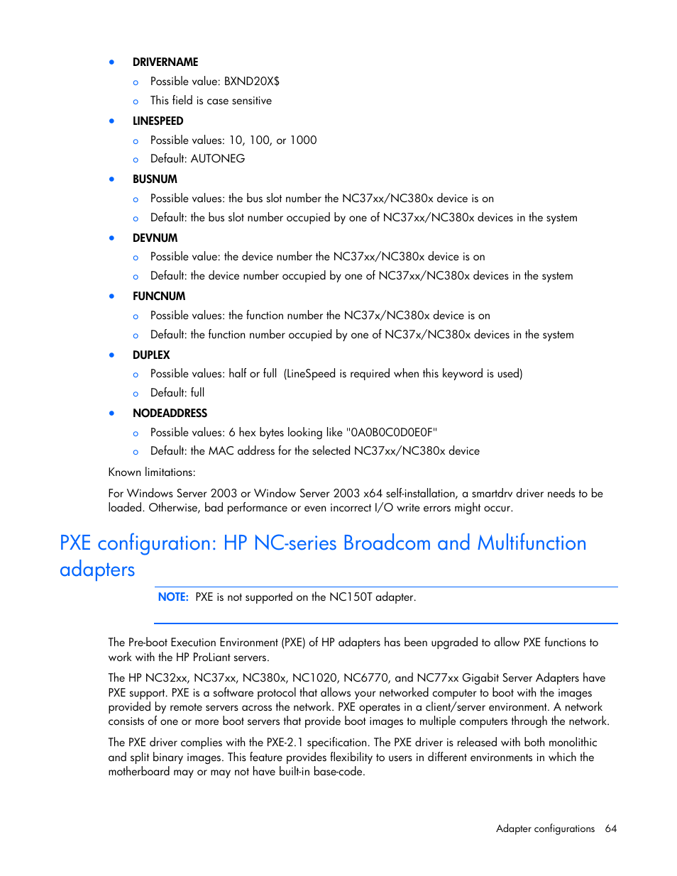 HP 441877-00B User Manual | Page 64 / 176