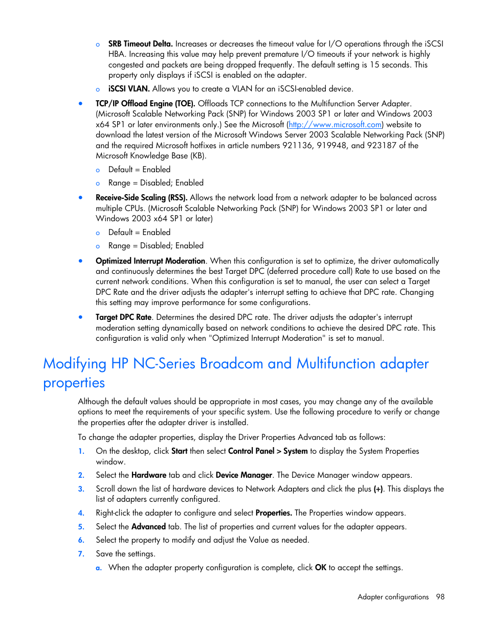 HP 441877-00B User Manual | Page 98 / 176