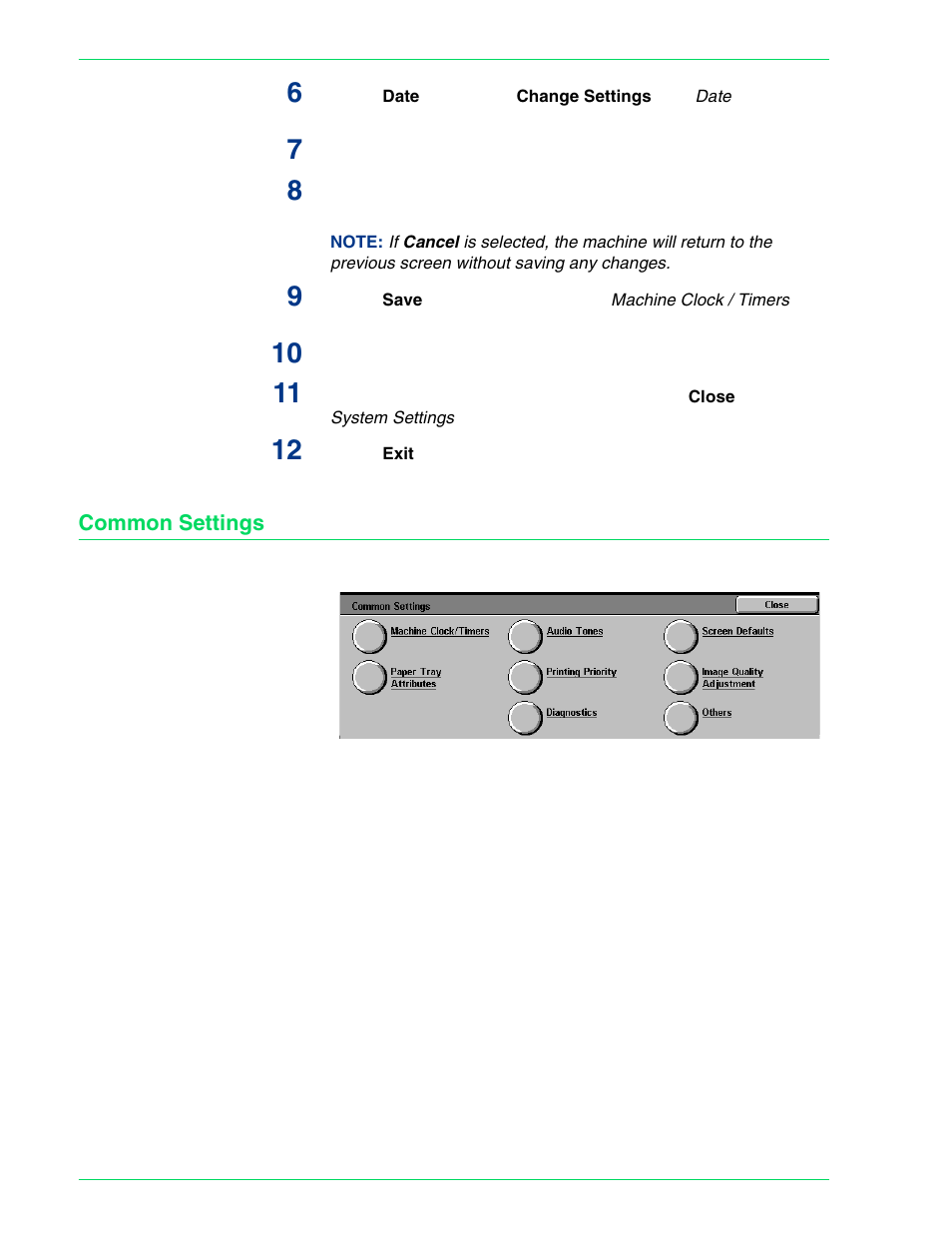 Common settings, Common settings 4–7 | HP 3535 User Manual | Page 145 / 268