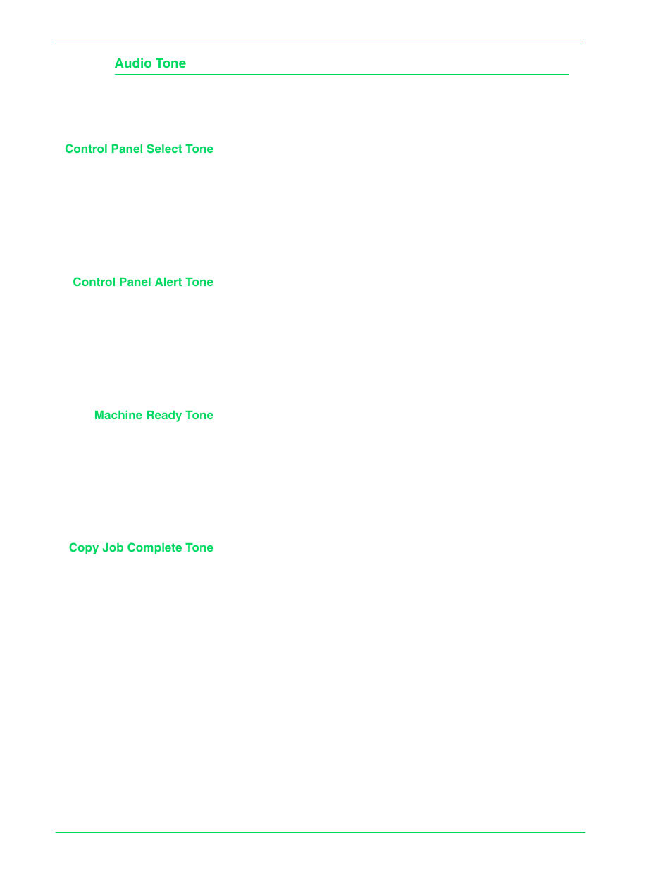 Audio tone, Audio tone 4–10 | HP 3535 User Manual | Page 148 / 268