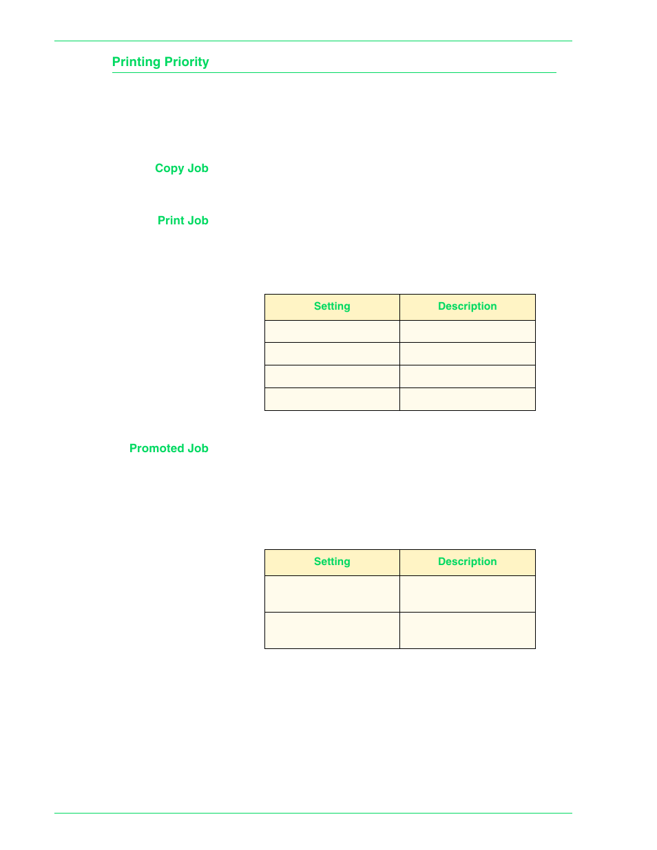 Printing priority, Printing priority 4–20 | HP 3535 User Manual | Page 158 / 268
