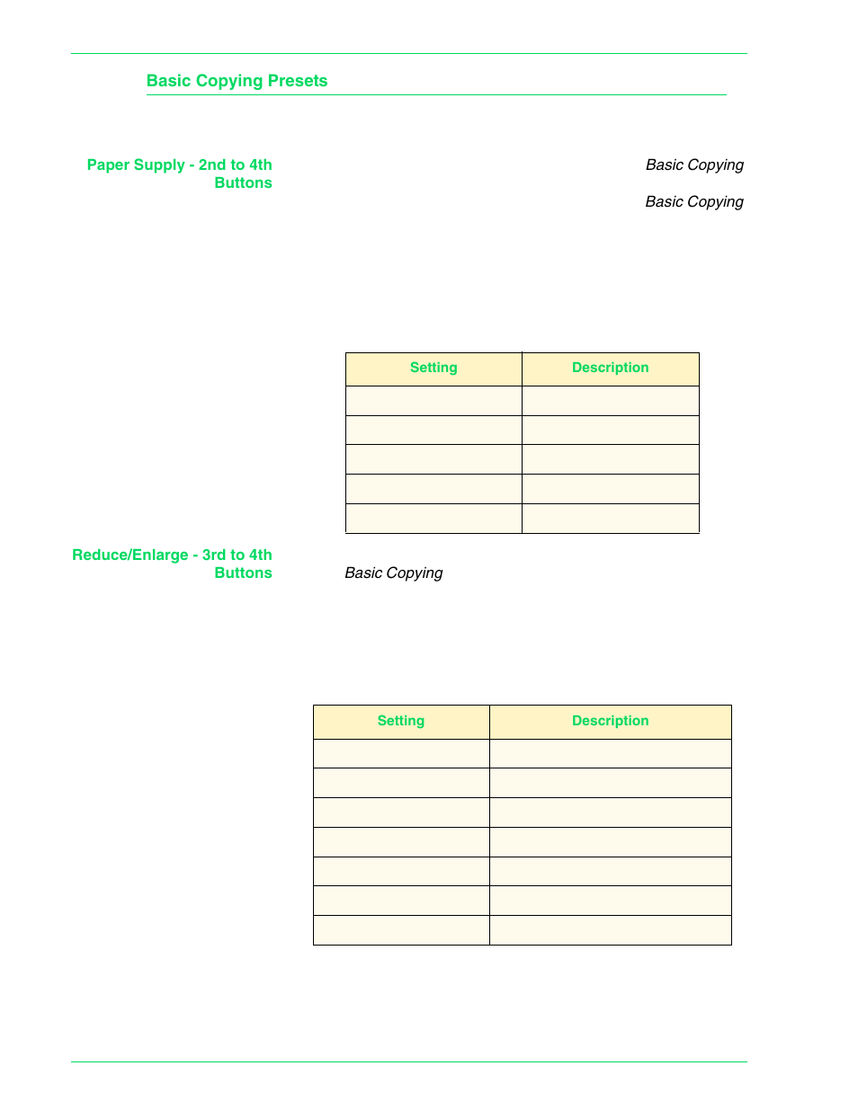 Basic copying presets, Basic copying presets 4–27 | HP 3535 User Manual | Page 165 / 268