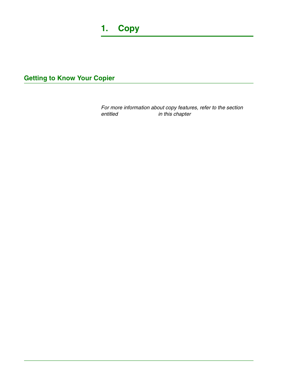 Getting to know your copier, Copy 1–1, Getting to know your copier 1–1 | Copy | HP 3535 User Manual | Page 19 / 268