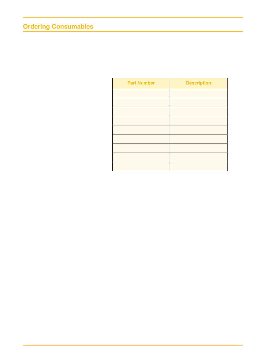 Ordering consumables, Ordering consumables 6–2 | HP 3535 User Manual | Page 218 / 268