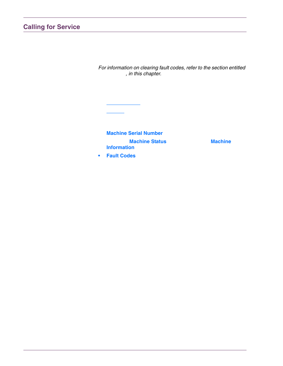 Calling for service, Calling for service 7–20 | HP 3535 User Manual | Page 254 / 268