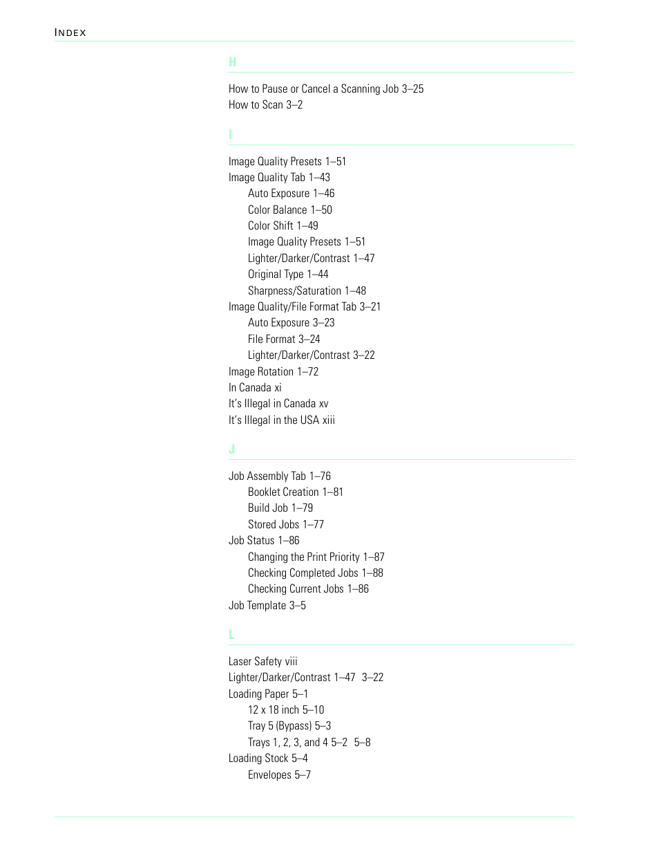 HP 3535 User Manual | Page 262 / 268