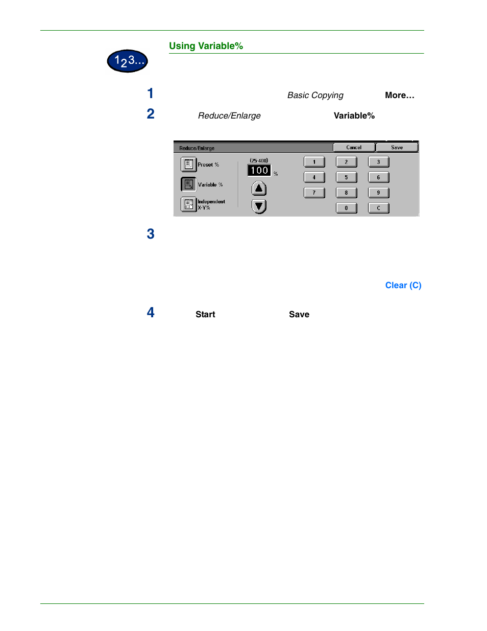 Using variable | HP 3535 User Manual | Page 44 / 268