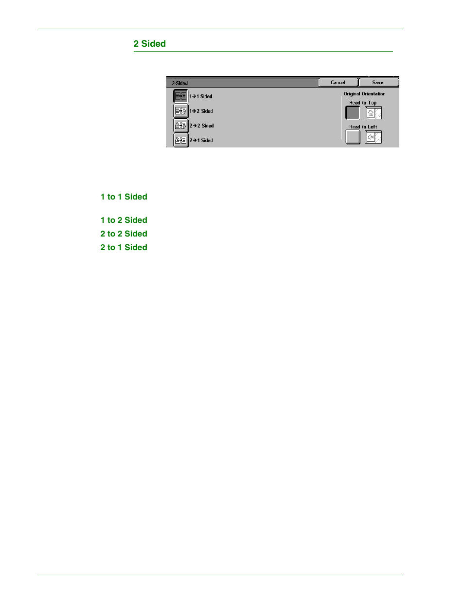 2 sided | HP 3535 User Manual | Page 50 / 268