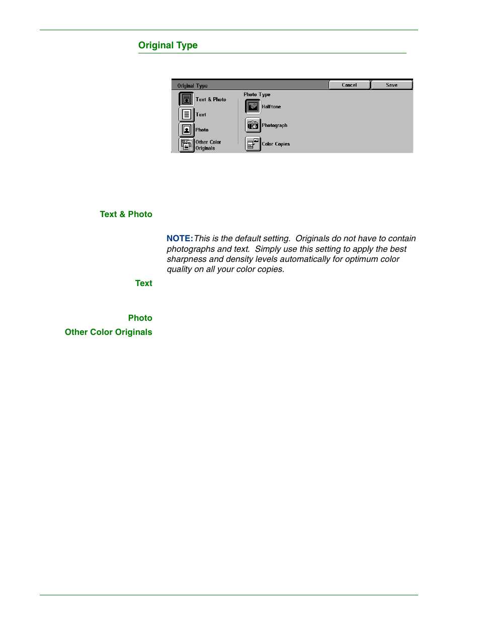 Original type | HP 3535 User Manual | Page 62 / 268