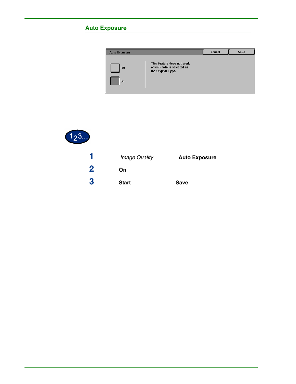 Auto exposure | HP 3535 User Manual | Page 64 / 268