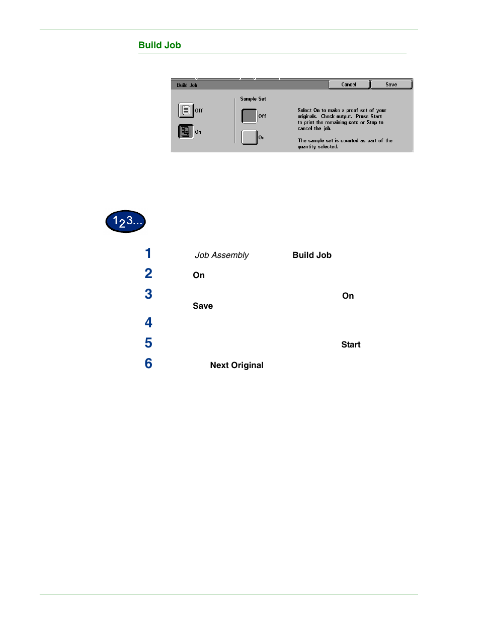 Build job | HP 3535 User Manual | Page 97 / 268