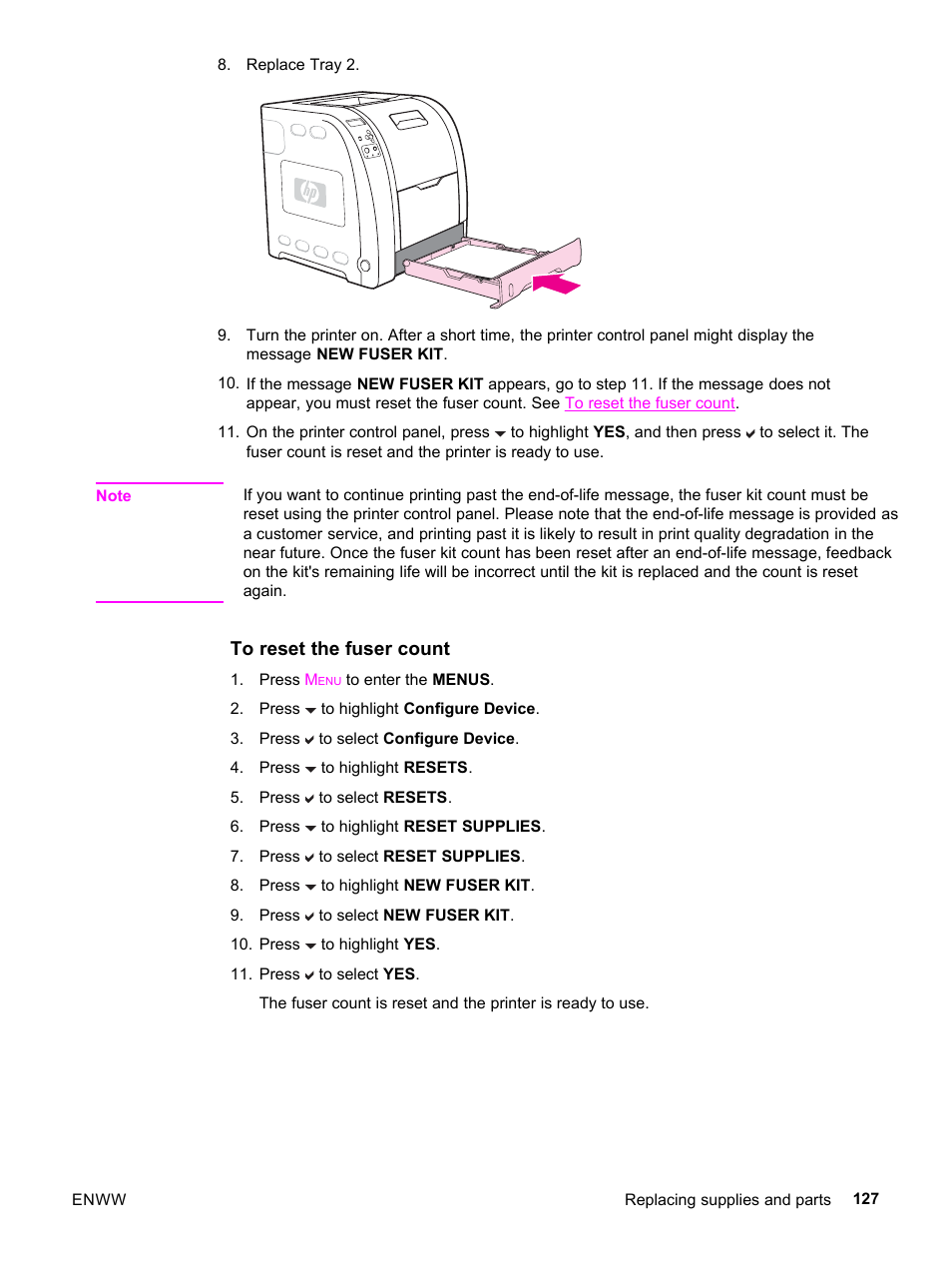 HP 3500 User Manual | Page 139 / 252