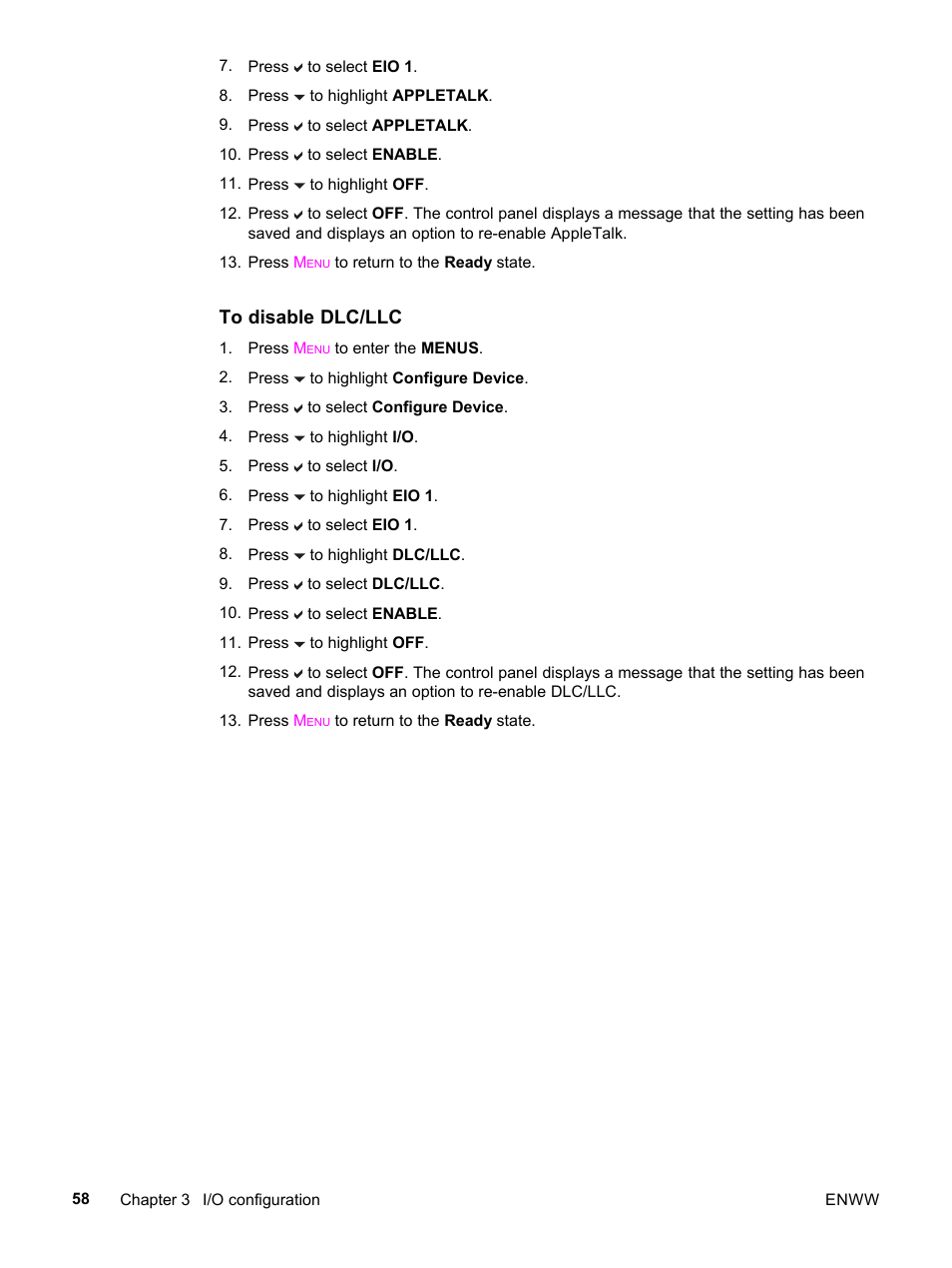 HP 3500 User Manual | Page 70 / 252