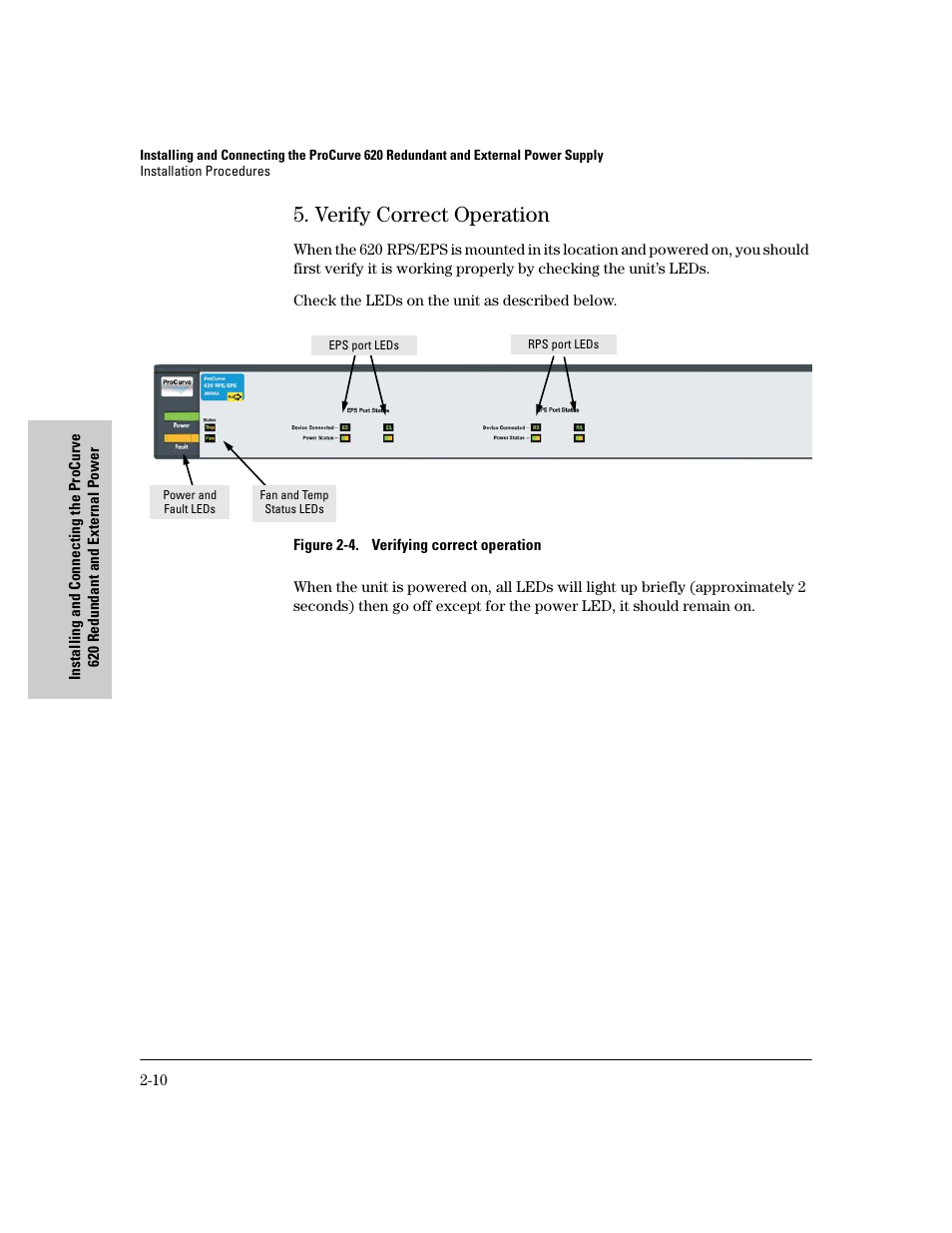 Verify correct operation, Verify correct operation -10 | HP 620 User Manual | Page 22 / 50