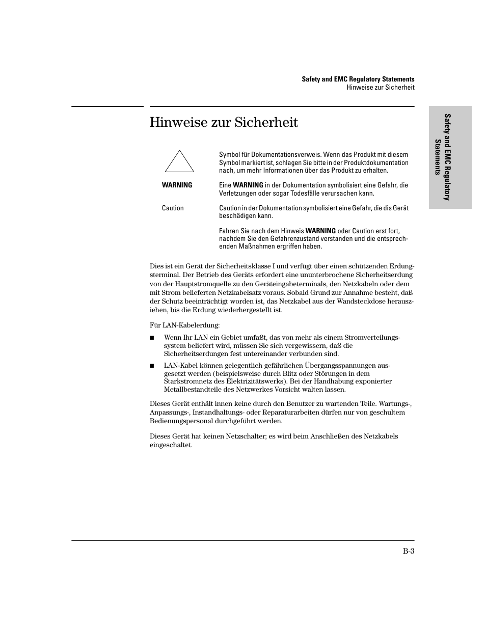 Hinweise zur sicherheit | HP 620 User Manual | Page 35 / 50