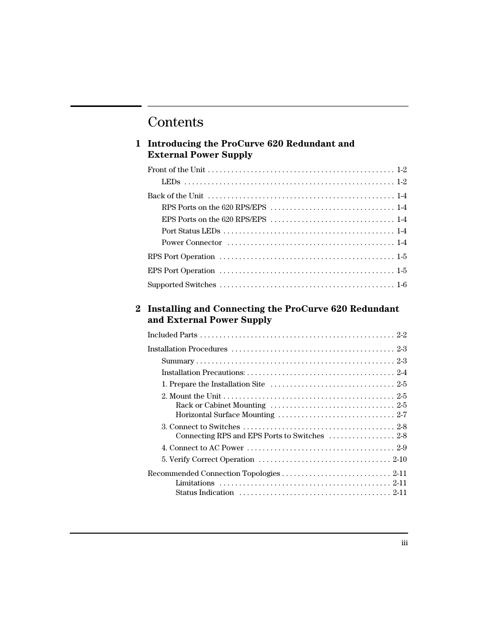 HP 620 User Manual | Page 4 / 50