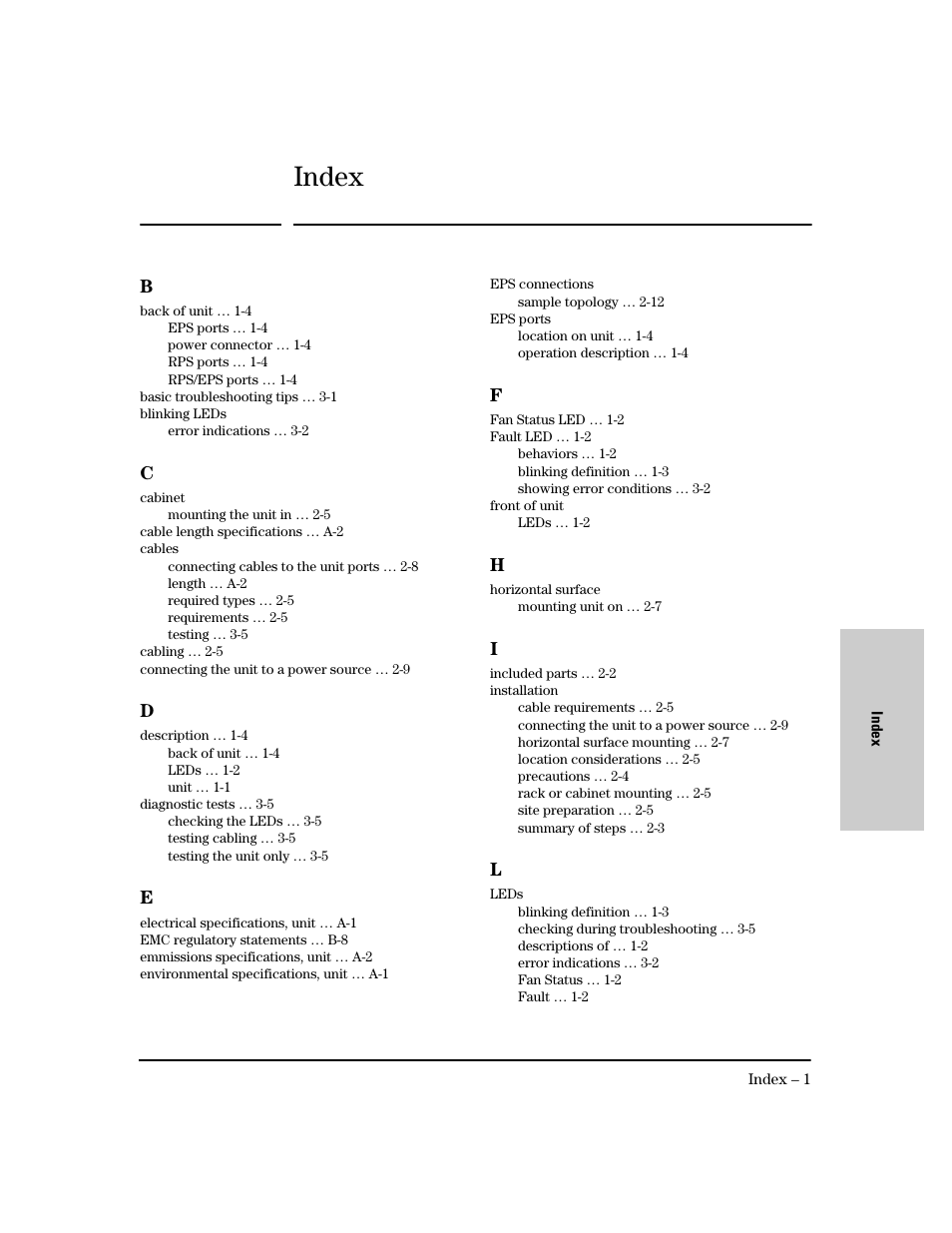 Index | HP 620 User Manual | Page 46 / 50