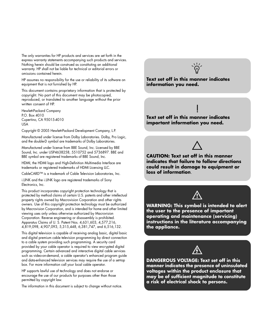 HP Pavilion LC3700N User Manual | Page 2 / 322