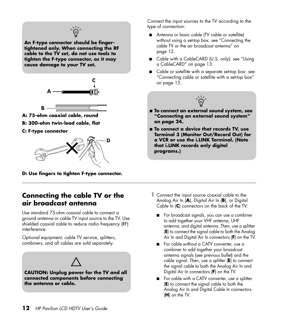 HP Pavilion LC3700N User Manual | Page 22 / 322