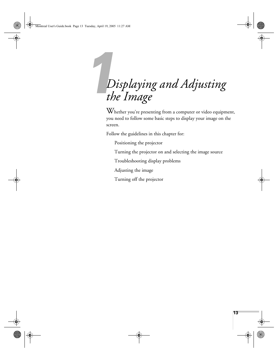 Displaying and adjusting the image | HP 760c User Manual | Page 13 / 101