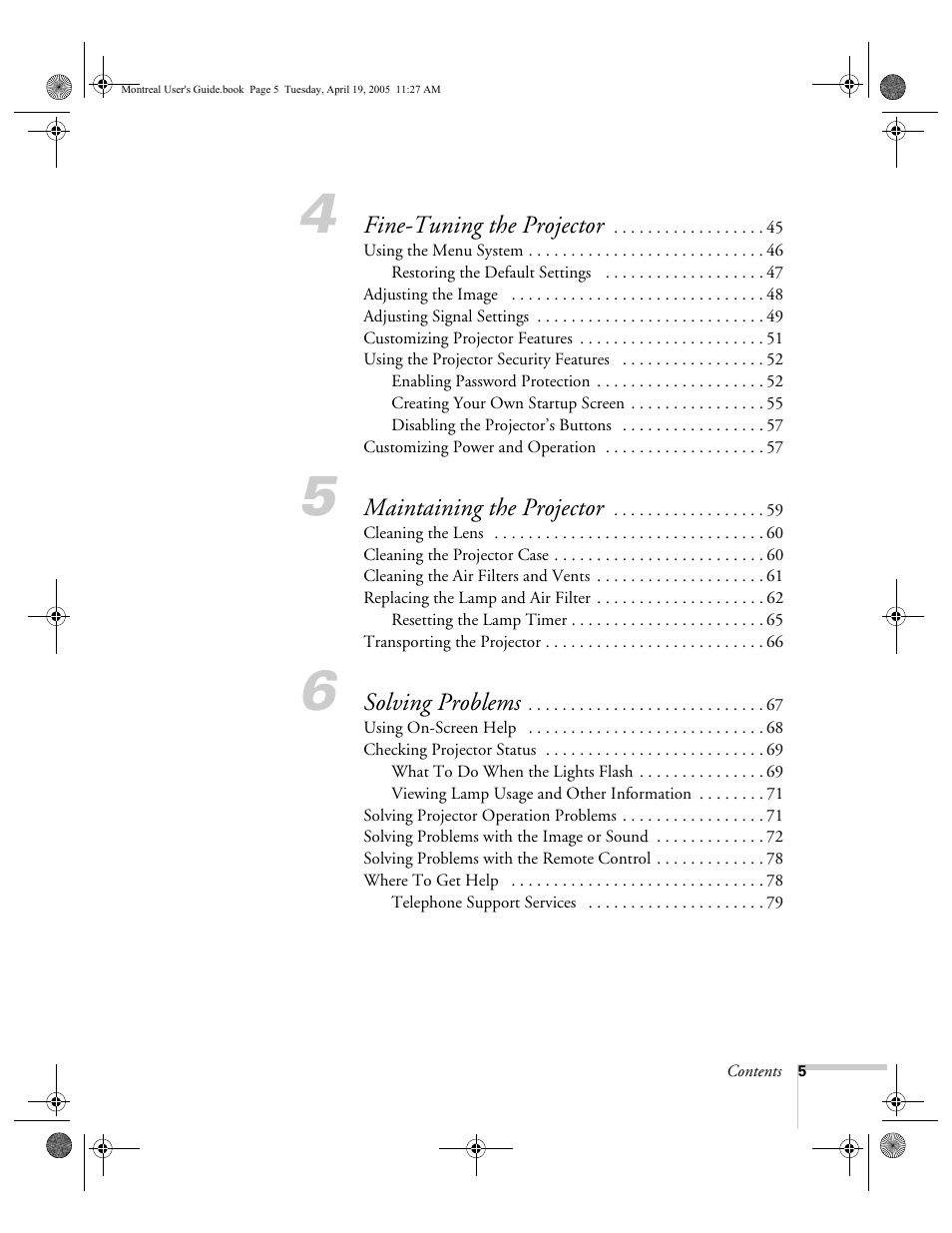 HP 760c User Manual | Page 5 / 101