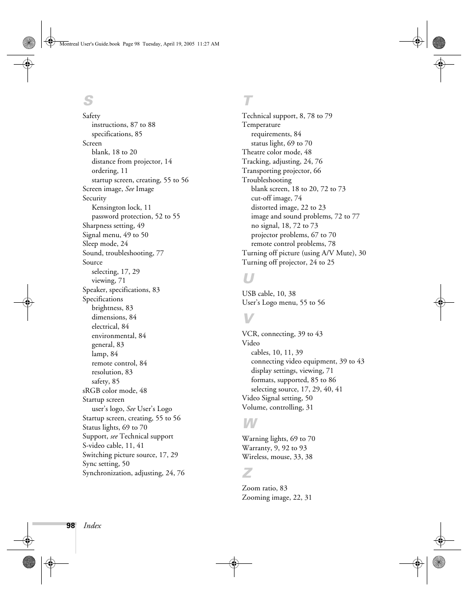 HP 760c User Manual | Page 98 / 101