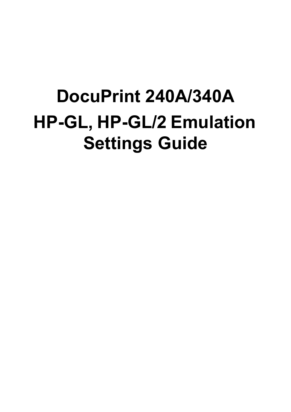 HP 240A User Manual | 40 pages