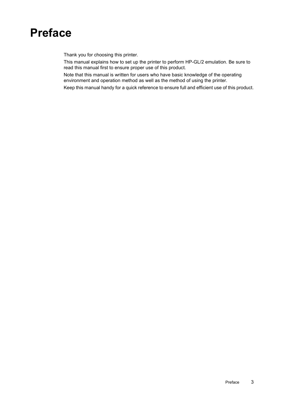 Preface | HP 240A User Manual | Page 3 / 40